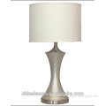 minimalist modern bedroom hotel bedside white cloth yarn table lamp,bot resin desk lamp for hotel